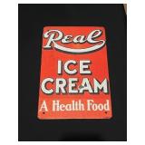 Real Ice Cream Tin Sign