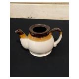 Tier stand, crock, pottery teapots