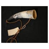 Longhorn Bullhorn Powder Horn Flask