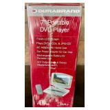New Durabrand 7" Portable DVD Player