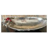 Festive Silver Plated Bowl