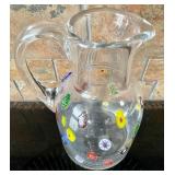 Art Glass Style Pitcher