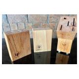 3 Wusthof Knife Blocks