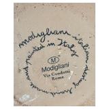 Decorative Modigliana Italian Bowl with Handles