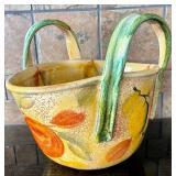 Decorative Modigliana Italian Bowl with Handles