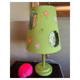 Childs Room Lamp and Lady Bug Light