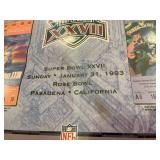 Super Bowl XXVII Framed Poster