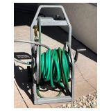 Suncast Rolling Hose Reel With Hose