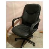 Rolling Adjustable Height Padded Office Chair