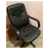 Rolling Adjustable Height Padded Office Chair