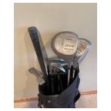 Datrek Golf Bag With Some Used Clubs