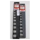 Craftsman 18-Piece Metric and Standard SAE 3/8" Drive Socket Sets - New