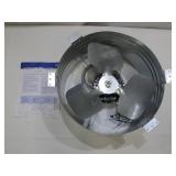 Master Flow 1450 CFM SIlver Electric Powered Gable Mount Electric Attic Fan