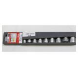 Craftsman 9 Piece Metric Socket Set - 3/8" Drive - New