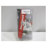 Kwikset 400CV 15 CP Cove Keyed Entry Lockset Satin Nickel - Keys Included