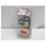 Kwikset 400CV 15 CP Cove Keyed Entry Lockset Satin Nickel - Keys Included
