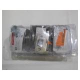 Kwikset 400CV 15 CP Cove Keyed Entry Lockset Satin Nickel - Keys Included