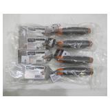 4-Pack RIDGID 5 in x 2 in Margin Trowel Paint Scraper Tools