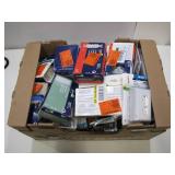 33 Lb Box Lot of Leviton Light Switches, Electrical Outlets, Wall Plates, Etc
