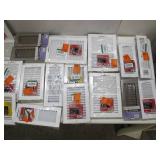 Box Lot of 20+ Assorted Floor Grates and Registers - Everbilt, DANCO, Etc