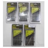 Lot of 5 Steel Grip Precision Mini Screwdriver Kit for Computers, Eyeglasses, Small Repairs - New