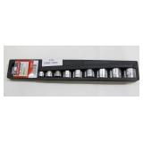 Craftsman 9 Piece Standard SAE Socket Set - 3/8" Drive - New