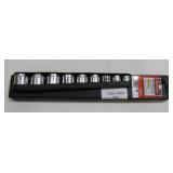 Craftsman 9 Piece Standard SAE Socket Set - 3/8" Drive - New