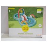 Sun Squad Inflatable Pool with Slide - Rainbow Play Center
