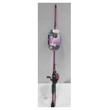 Ready2Fish SheFish Pink Fishing Pole with Tackle - 2 Piece Design - 68 Inches long