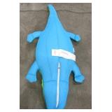 Lot of 2 Big Joe Alligator/Crocodile Plush Pool Toys