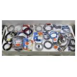 Lot of 30+ Washer Dryer Connection Hoses - Water, Gas, and Electrical - GE, Everbilt, Home Plumber, Brasscraft, Etc