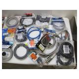 Lot of 30+ Washer Dryer Connection Hoses - Water, Gas, and Electrical - GE, Everbilt, Home Plumber, Brasscraft, Etc