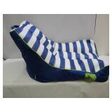 Big Joe Floating Pool Chair - Plush Design with Reclined Seating Angle - Blue
