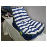 Big Joe Floating Pool Chair - Plush Design with Reclined Seating Angle - Blue
