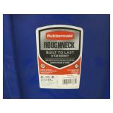 Rubbermaid 45 Gal. Roughneck Blue Wheeled Recycling Trash Container