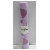Ankyo Yoga Mat - Purple Cat Theme - 24 in x 60 in
