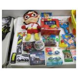 Lot of 25+ Assorted Toys and Games - Lego, Marvel, Call of Duty, Mario, Nintendo, Pac-Man, Sleeping Beauty, Monster Jam, Speedo