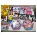 Lot of 25+ Assorted Toys and Games - Lego, Marvel, Call of Duty, Mario, Nintendo, Pac-Man, Sleeping Beauty, Monster Jam, Speedo