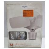 Maximus White Smart Motion Activated Outdoor Integrated LED Camera Floodlight