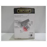 Defiant 180° White Motion Activated Outdoor Integrated LED Twin Head Flood Light