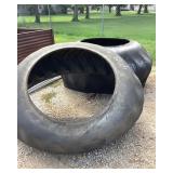 Two Large Tire Feeders
