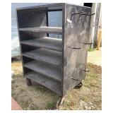 Black Steel Shelving Unit