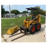 Case 1816 Uni-Loader w/ forks and quick tach bucket