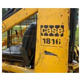 Case 1816 Uni-Loader w/ forks and quick tach bucket