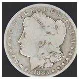 1883 CC Morgan Silver Dollar
