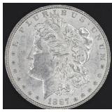 1887 Morgan Silver Dollar - Uncirculated