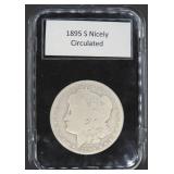 1895 S Morgan Silver Dollar - Nicely Circlulated