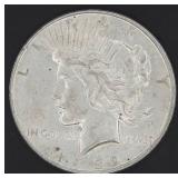 1922 D Peace Silver Dollar - AU