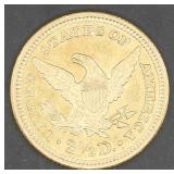 1907 $2.50 Liberty Head Gold Quarter Eagle Coin - Uncirculated