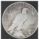1923 D Peace Silver Dollar - XF
